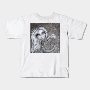 Doodle Mermaid Cutie 4 of 4 Kids T-Shirt